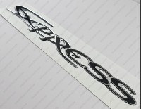 Cruisers Yachts Express Chrome/Black Raised Domed 3D Decal 17.5" x 2.5" 1pcs.